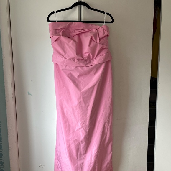 NWT never worn Eloquii Pleated Bodice Bow Detail Dress - Picture 4 of 7